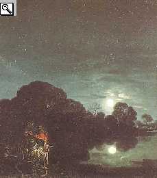 Fuga in Egitto di A. Elsheimer (1578-1610)