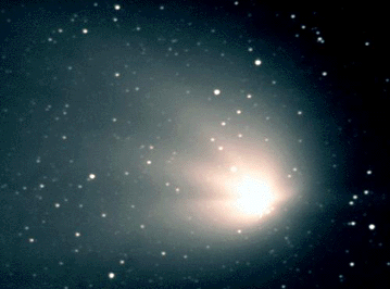 Foto della cometa Hale-Bopp
