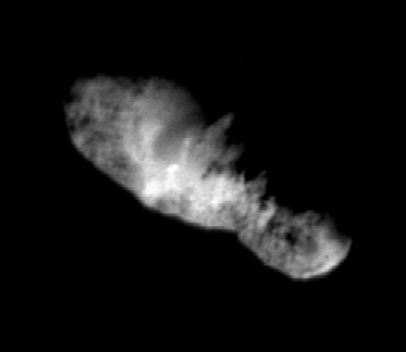 Foto del nucleo della cometa Borrelly