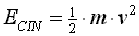 formula dell'energia cinetica