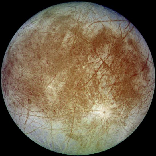 Foto di Europa presa dalla sonda Galileo