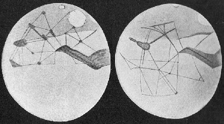 La mappa dei canali disegnata da Lowell.