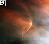 regione di formazione stellare nella Grade Nebulosa di Orione