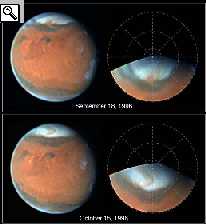 la calotta polare di Marte