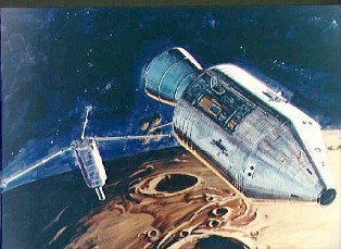 disegno del subsatellite dell'Apollo 16