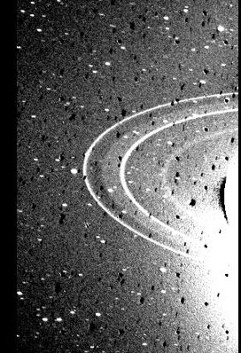 Gli anelli fotografati dal Voyager 2