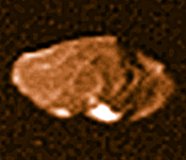 Immagine presa dal Voyager 1 di Amaltea