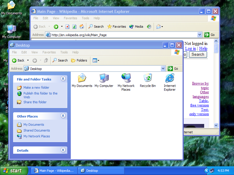 aspetto di Windows XP