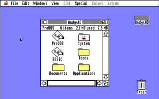 Apple II screen 