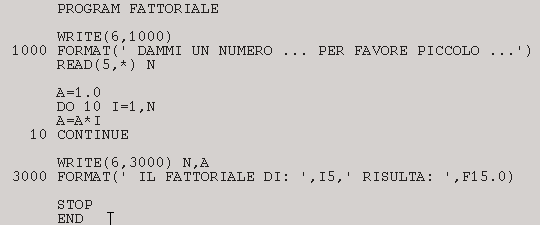 FORTRAN example