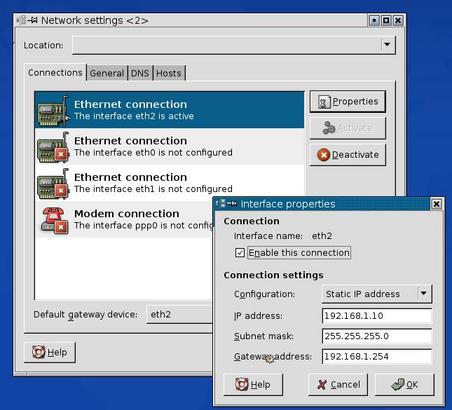 KDE 3.5.5 networking windows